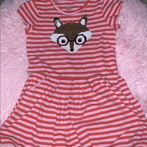 Cat & Jack flip sequin dress with pockets size M